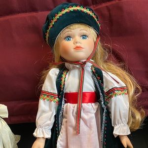 Beautiful porcelain doll